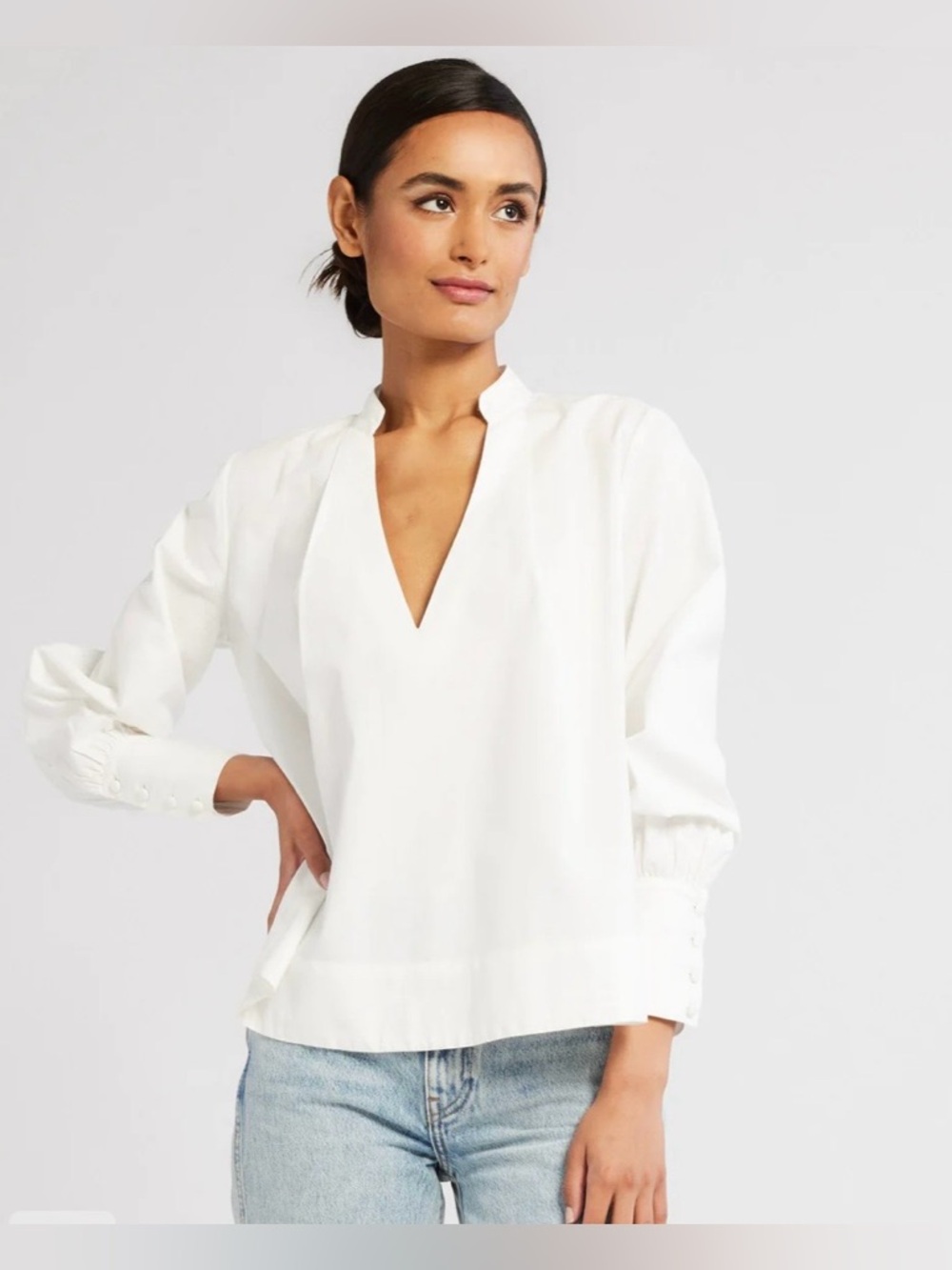 Mille Freya Top in White - size small
